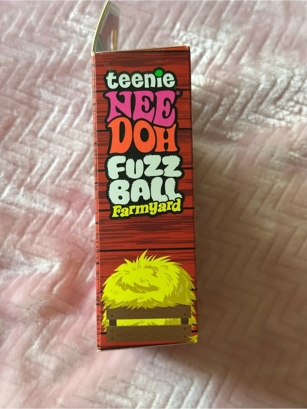 Teenie Fuzz Farm 4-Pack Squishy Toys - Pink, Green, Orange, Yellow